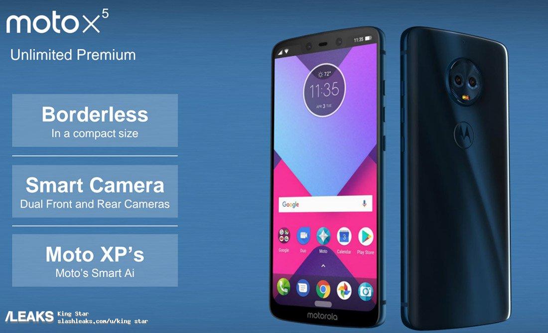Moto X5 specs