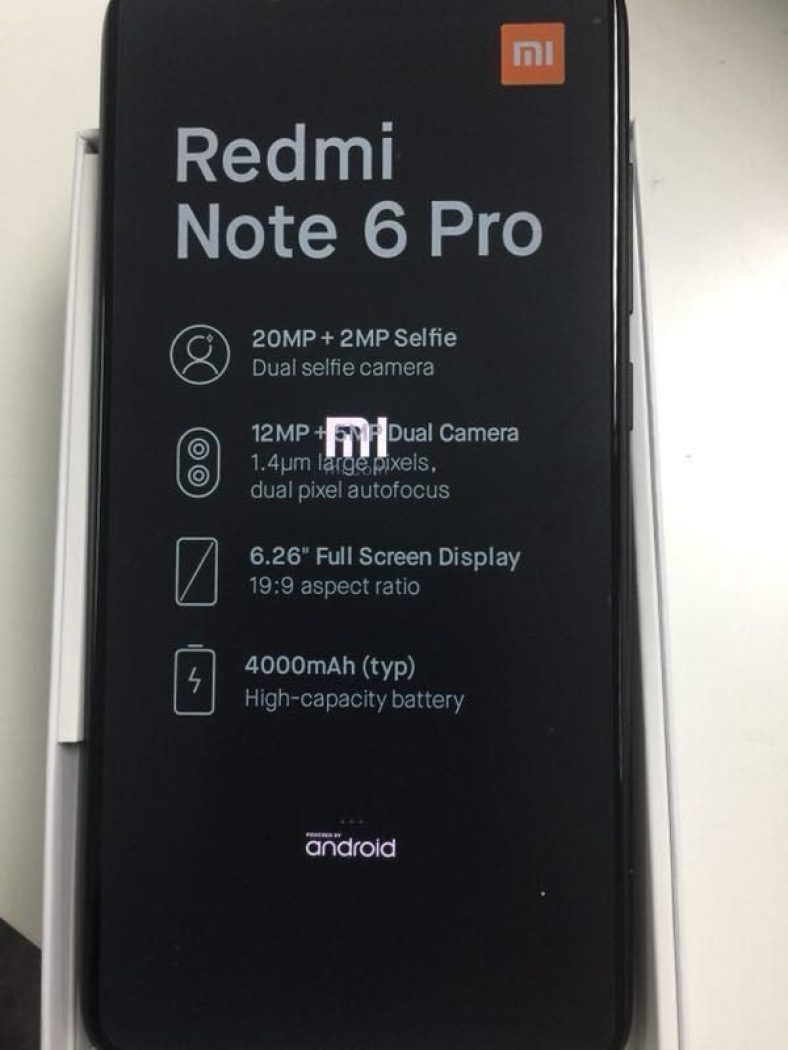 Xiaomi Redmi Note 6 Pro