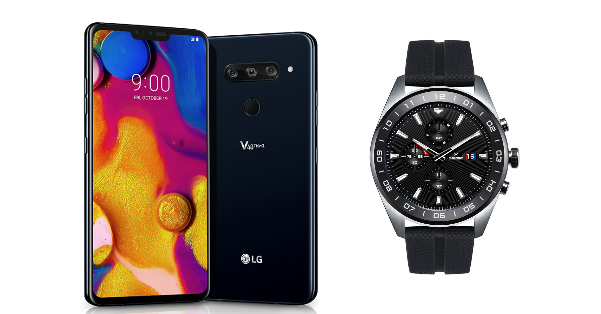 LG V40 ThinQ and LG Watch W7