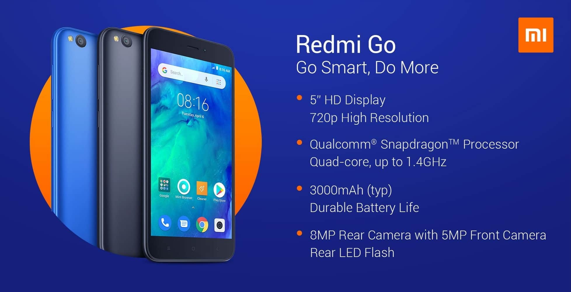 Redmi Go Specifications